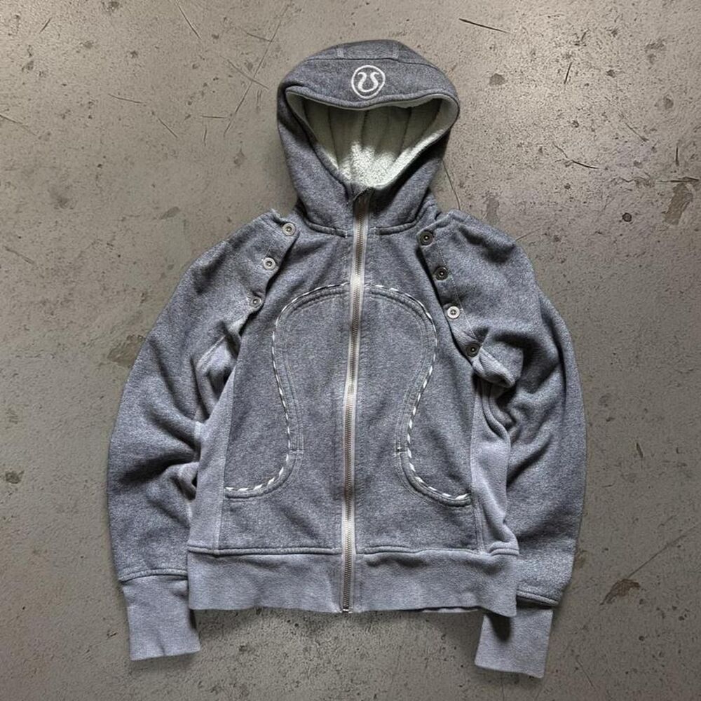 Rare Womens Lululemon Zip Up Fleece Lined Hoodie SZ S